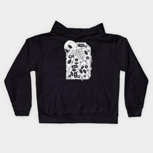 Skeleton Halloween Tombstone Kids Hoodie